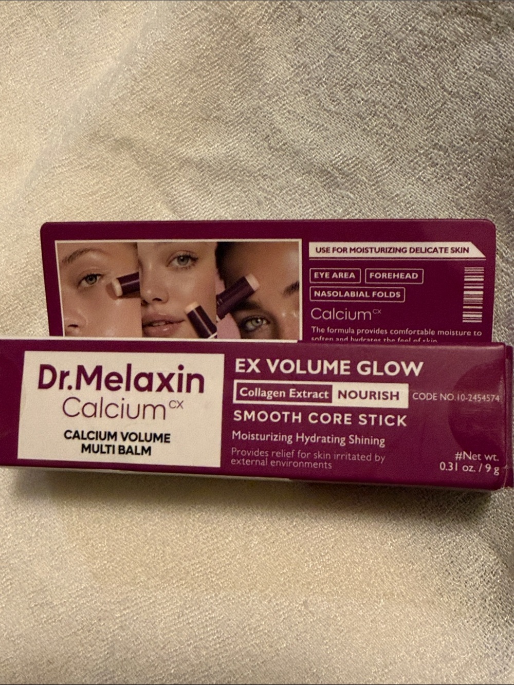 Dr. Melanin Calcium Volume Multi Balm Collagen Smooth Core Stick Hydrating NIB